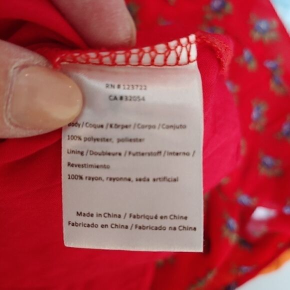 Gorgeous floral print peasant dress medium - Picture 13 of 14